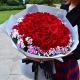 為您相思-33朵紅玫瑰，外圍相思梅愛情表白花束