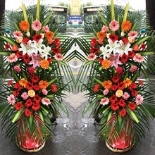 鴻運高照-雙層精品慶典開業花籃