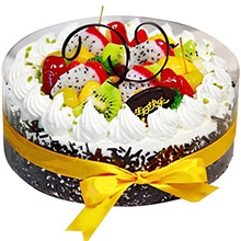 蛋糕果園-水果鮮奶蛋糕，時令新鮮水果裝飾，搭配巧克力脆