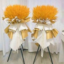 滿天星辰-約500支麥穗公司開業三腳架大賣花籃