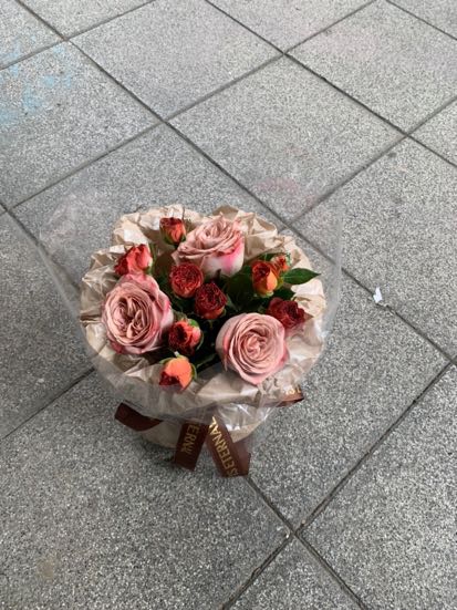 3朵卡布奇諾巧克力泡泡