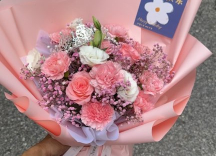 邵陽洞口縣花店送媽媽的一束康乃馨