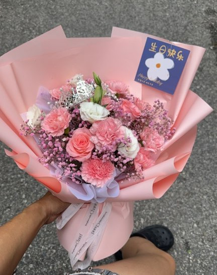 邵陽洞口縣花店送媽媽的一束康乃馨